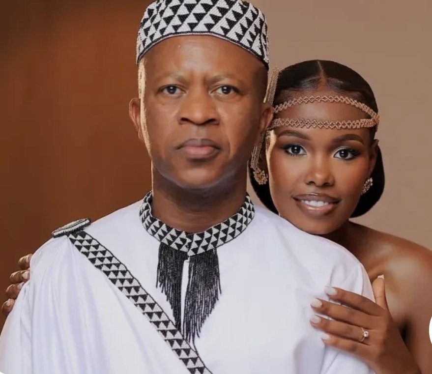 UTDBradleyCarl's tweet photo. A 23yr old Franko Agashumbale with his bride Mutonisha https://t.co/QocHd97Qng