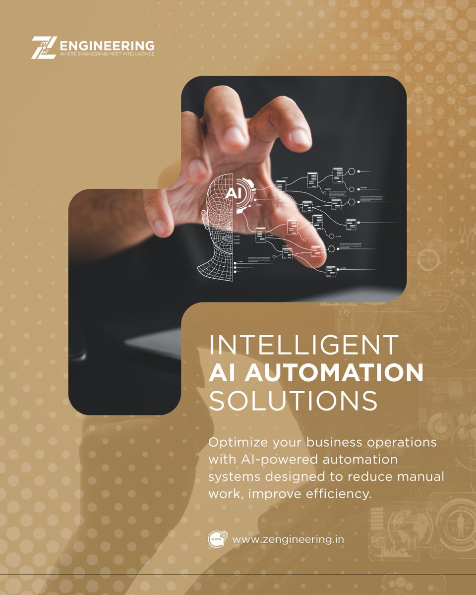 zengineering3's tweet photo. Stop wasting time on repetitive tasks.

Z Engineering builds AI-powered automation solutions that reduce manual work, streamline operations, and help your team focus on growth.

#AIAutomation #BusinessAutomation #AIForBusiness #Efficiency #BusinessGrowth #ZEngineering https://t.co/8fTZhi5m71