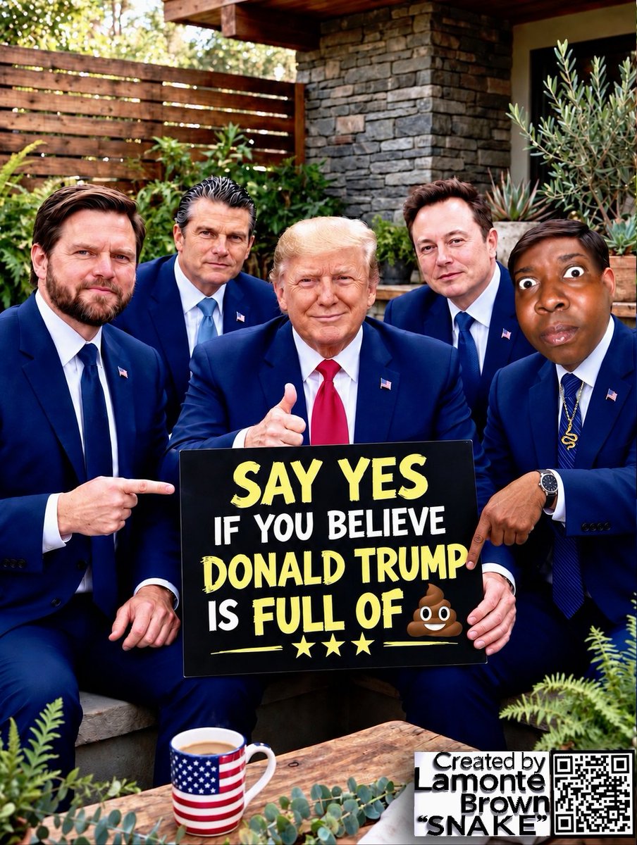 SnakeBrowm's tweet photo. 😂 Sometimes a photo — and one perfectly placed finger 👇🏿 says everything you were thinking without saying another 
word! 💩🤷🏿‍♂️

DO YOU AGREE OR DISAGREE? 🤔😂

#DonaldTrump #Politics #PoliticalHumor #CurrentEvents #Trending https://t.co/5bn6PF1OU8