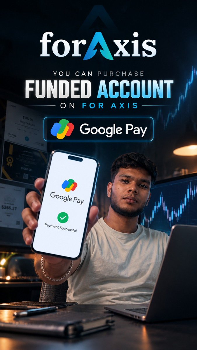 MR_4X_TRADER's tweet photo. ๐ฎ๐ณ Foraxis Update
You can now purchase a funded account using Google Pay โ no crypto or debit/credit card needed. ๐ฅ
If youโre a beginner looking to get started, use my code REGOX for the available discount.
๐ "Get your Foraxis account" (https://t.co/2yE856o5Bz)
#Foraxis https://t.co/UTYUtIh0Qv