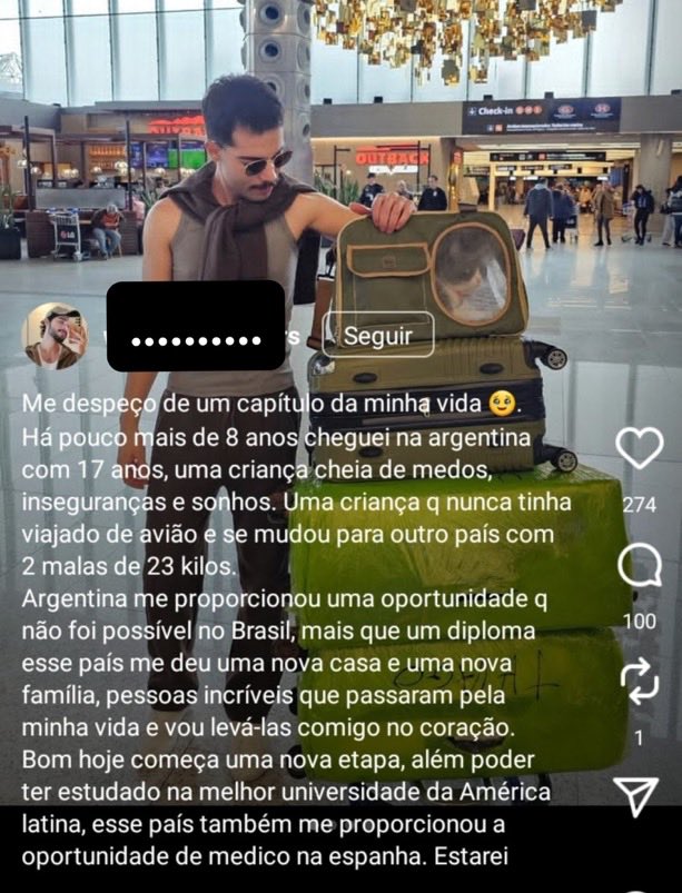 HippiesConOsde's tweet photo. En Brasil le cobraban la universidad y le exigían examen de ingreso, así que se vino a la Argentina y estudió toda la carrera gratis para él y a costo de los argentinos, ni bien se recibió se fue a trabajar a España, no duró ni un día en Argentina atendiendo pacientes. https://t.co/0ajiNnYeFK