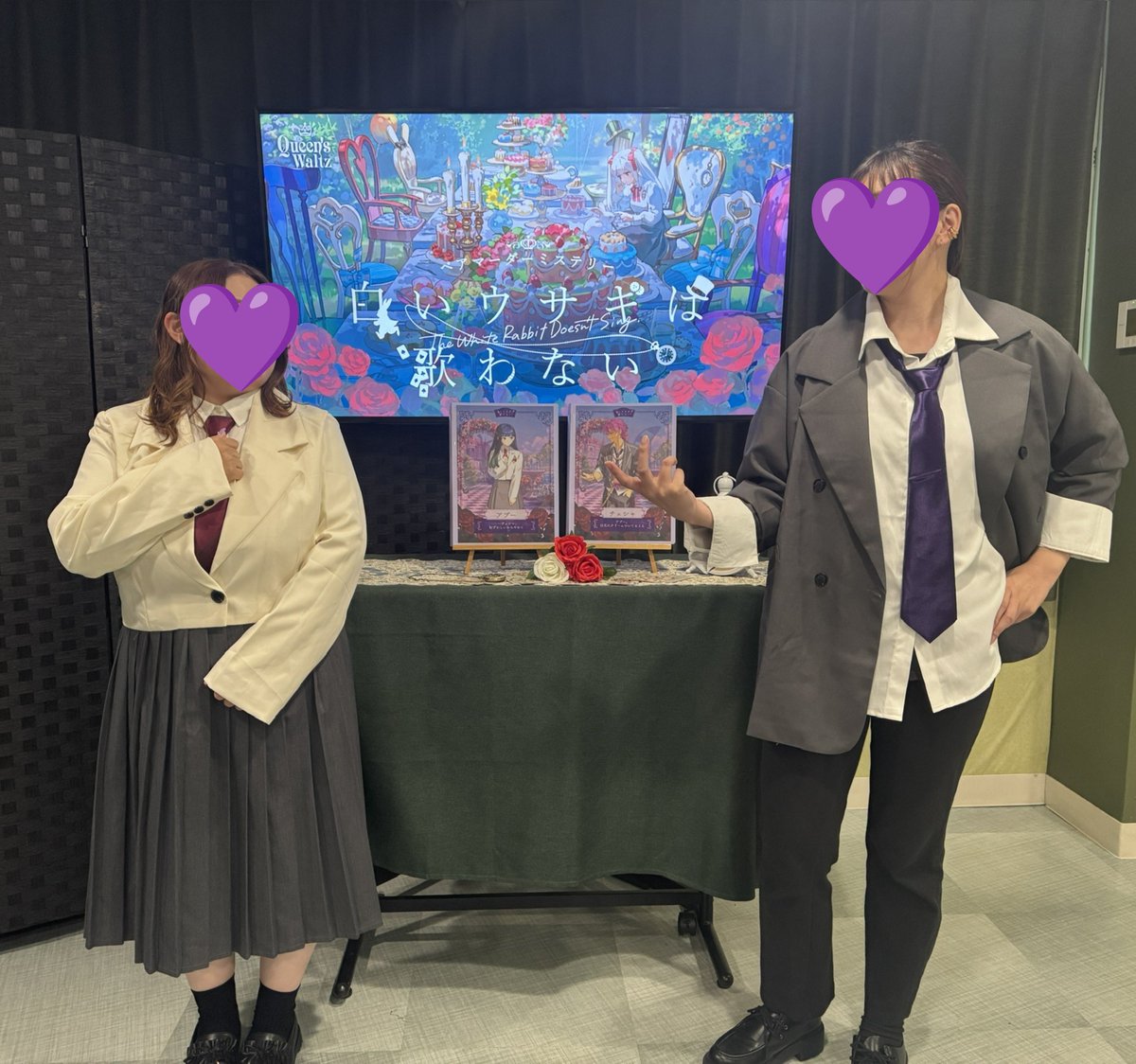 cha_nazo's tweet photo. 白いウサギは歌わない
チェシャでした！
顔が好きすぎて選んだけど、何かメロ男ぽい空気出してて不安やった…でも何とかなった！！
全然演じやすかったわー！！
この結末でよかったなぁ…
俺のアブーが一番可愛いからなぁ🌹
皆様ありがとうございました！ https://t.co/RAGw3Iw7Sq