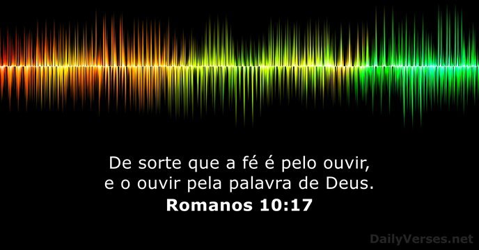 MarceloJoseTeod's tweet photo. De sorte que a fé é pelo ouvir, e o ouvir pela palavra de Deus.
Romanos 10:17 ARC https://t.co/Ay3iOgJEz7