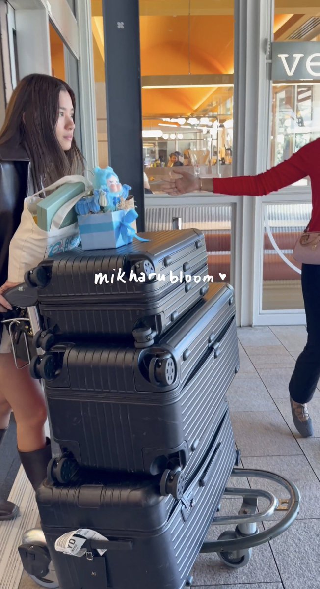 lesyeuxdelalis's tweet photo. Rimowa??? AI and MJL lol kyot https://t.co/JNU9YUx2Nx
