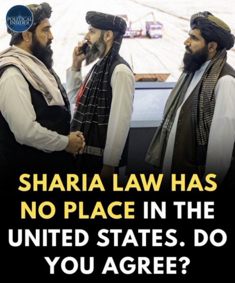 johnfkjunior_'s tweet photo. 🚨Should Muslim Sharia Law be BANNED in all 50 states before it is too late ??

A. YES
B. NO https://t.co/oCZa6jK9w6