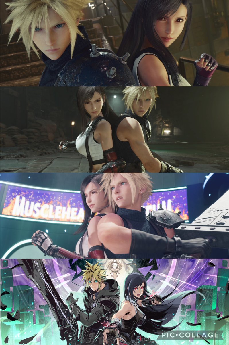 A_zukiGamer001's tweet photo. クラウドとティファの背中合わせに今日も癒される https://t.co/YlFtpz0YfP