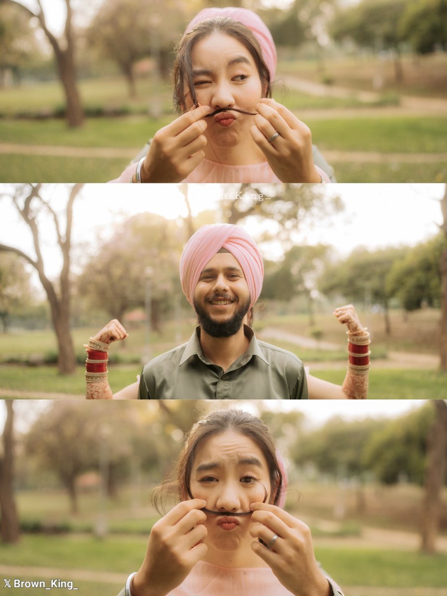 Brown_King__'s tweet photo. Asian chick with her Indian 🇮🇳 Husband....!! https://t.co/Xra11XgqRs