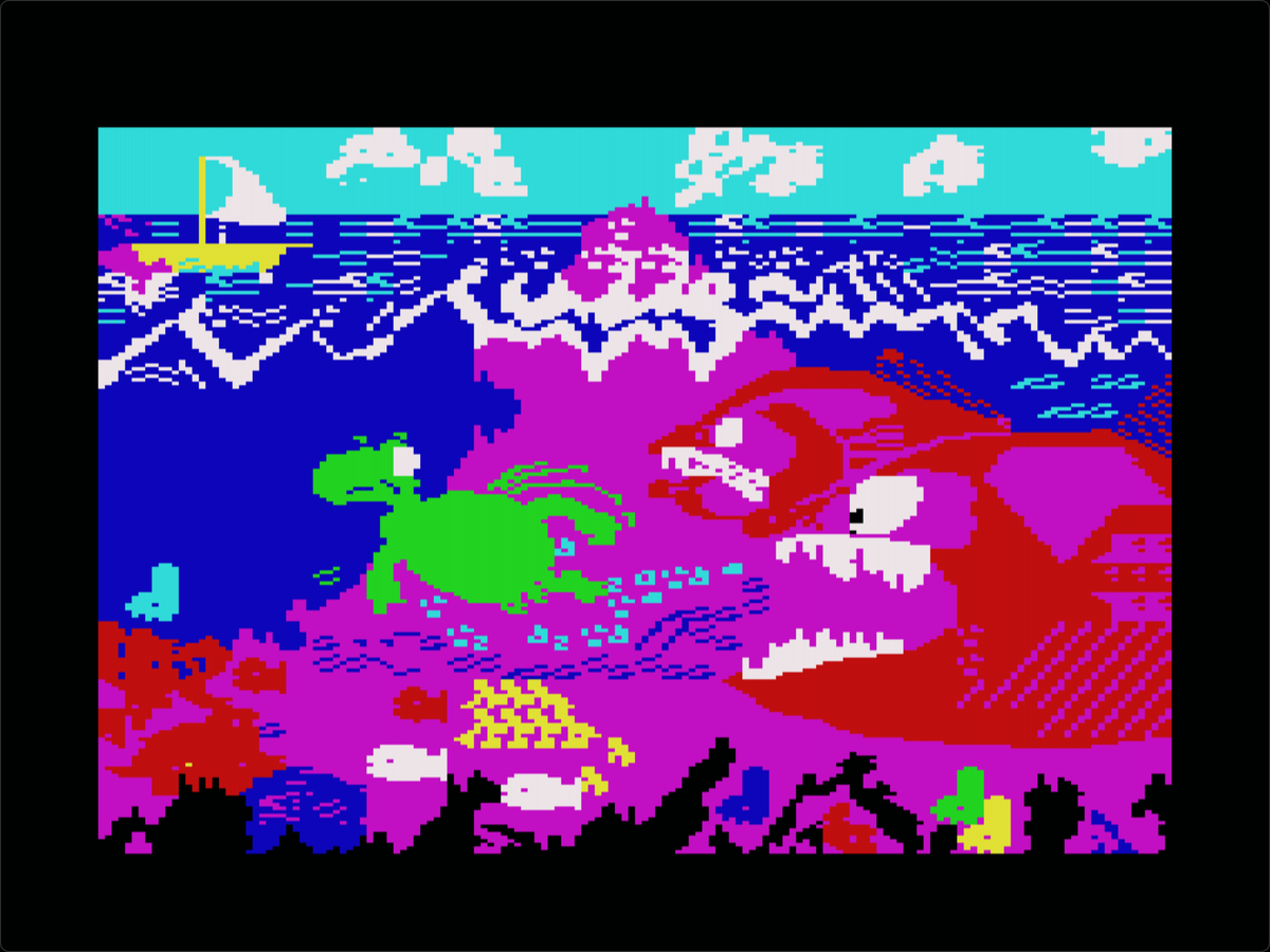 VideodromeOfici's tweet photo. ¡Tortues IA ("Turtles", Philips, 1984) llega al Amstrad CPC 6128! Su lanzamiento original fue en el Philips VG5000 versión creada con Claude, modelo de Anthropic https://t.co/g4itTvWWkD #videodrome #escenAmstrad #buoh #amstrad #pcw #CPC
#AMSTRAD_IA #OLDSCHOOL
#septiembre2026 https://t.co/mvmsnWJ70F