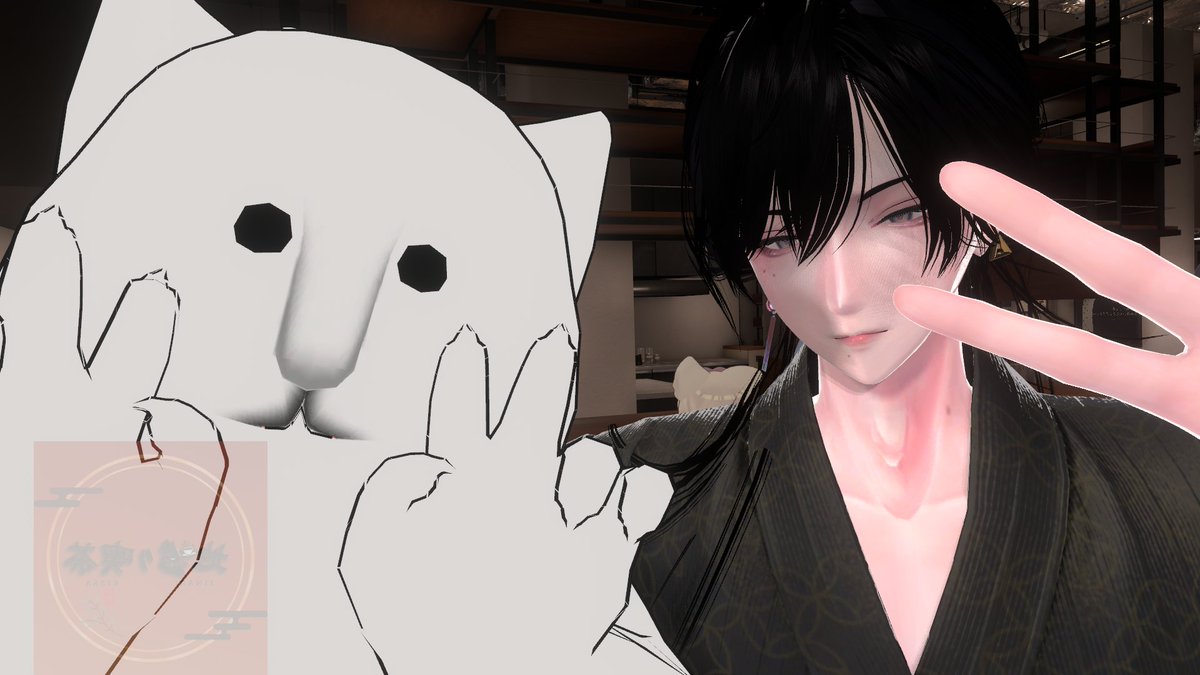 izu_box's tweet photo. 昨夜は念願だった地鳴り喫茶にお邪魔しました！
1対1で接客していただけるので落ち着いて話せたし、低音ボイスのキャストさんがいっぱいでとても癒されました😭
次回の抽選もぜひ勝ち取りたい…！
#VRC_地鳴り喫茶 https://t.co/Paak7JWTIU
