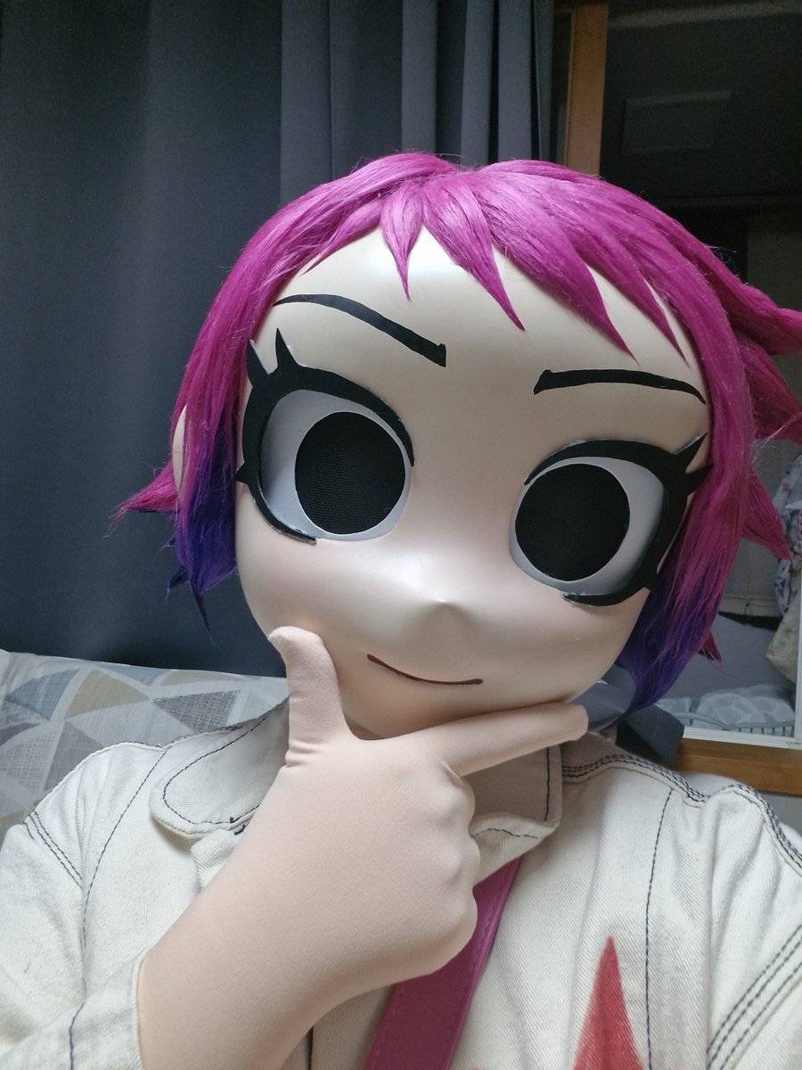 muk_pal8's tweet photo. 완성!!💖💜 #kigurumi #ramonaflowers #animegao #Scottpilgrim #키구루미 https://t.co/dHatxE2R3V