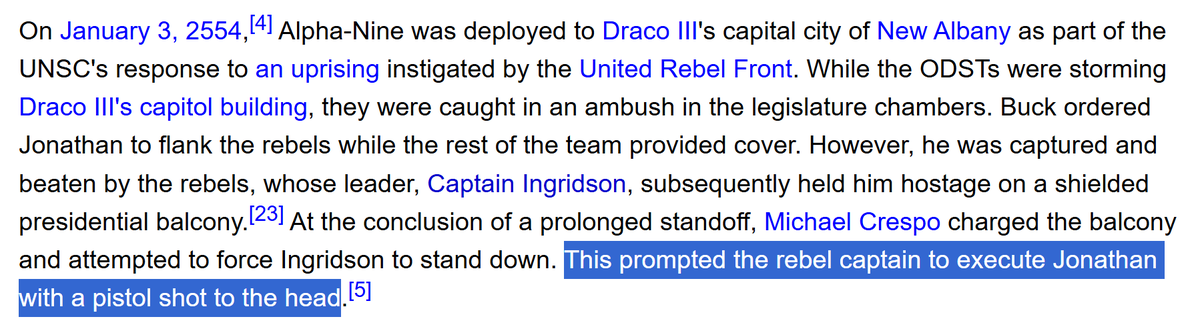BunkerDwellerYT's tweet photo. This isn't a joke btw

The rookie is canonically killed offscreen in 343 canon

Not only that but they also made Mickey into an insurrectionist traitor https://t.co/11uoEFvPFS