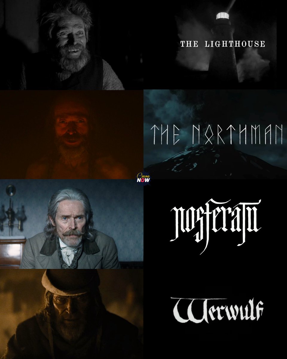 CinemaaNow's tweet photo. Willem Dafoe directed by Robert Eggers. https://t.co/Hr9CMtE2Zd