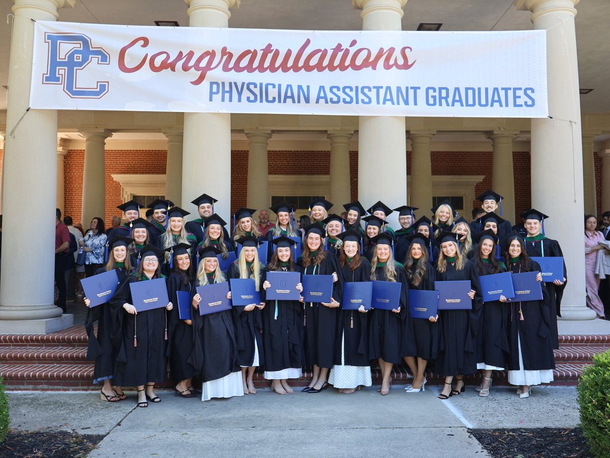 presbycollege's tweet photo. We’re celebrating the Physician Assistant Class of 2026! 🎓💙

After years of dedication, hard work and countless hours of learning, our newest PA graduates are ready to take the next step into their careers.

Congratulations, Class of 2026! We’re proud to call you Blue Hose. 👏 https://t.co/2Fg9XwCZmu