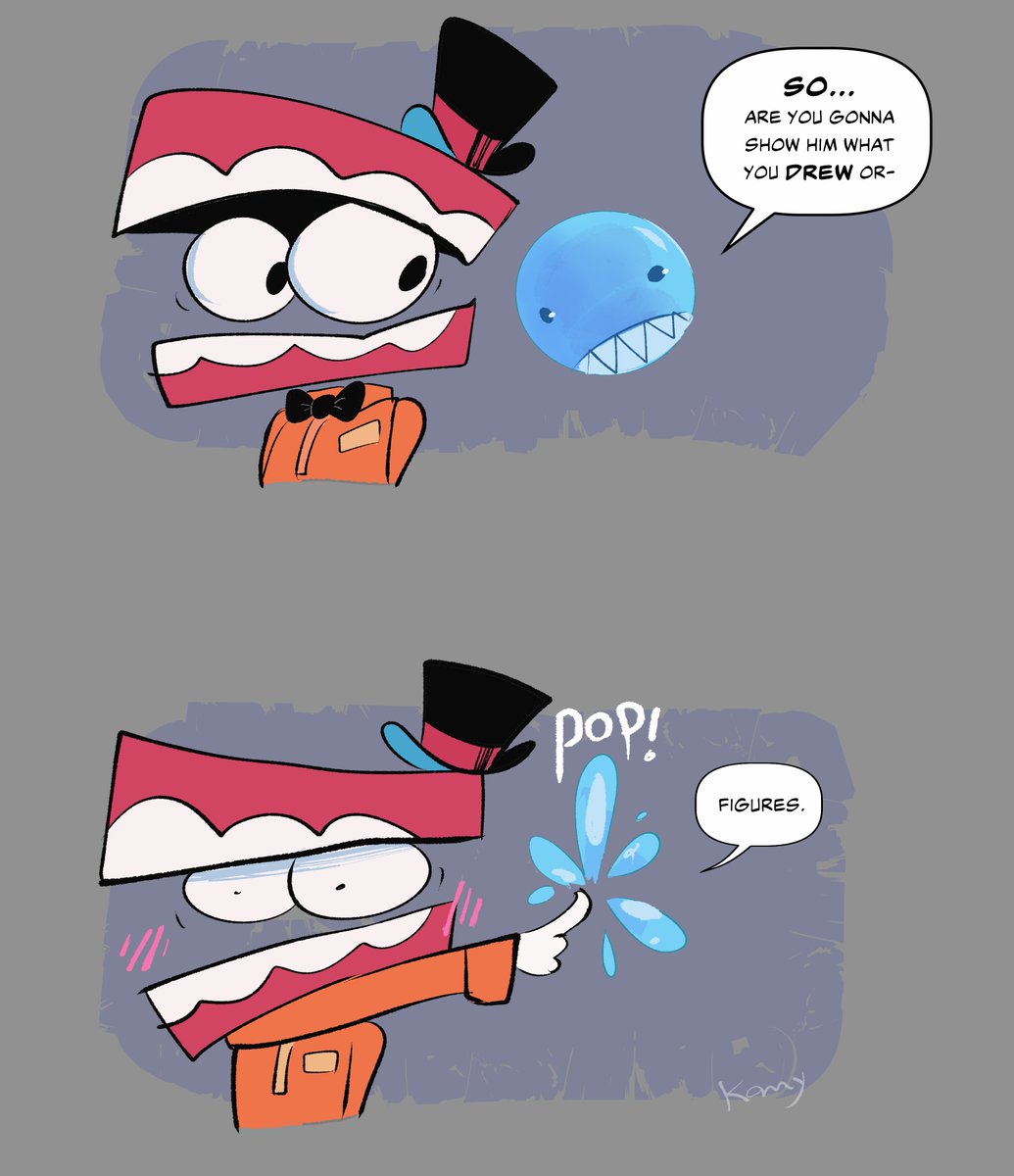 Kamy2425's tweet photo. Theraprism AU- "Art Therapy" 

#caine #tadc #theamazingdigitalcircus #theraprism #billcipher #digitalpossession #illuminateeth #bubble #gravityfalls #tbob #thebookofbill https://t.co/Rd0cSHhtUx