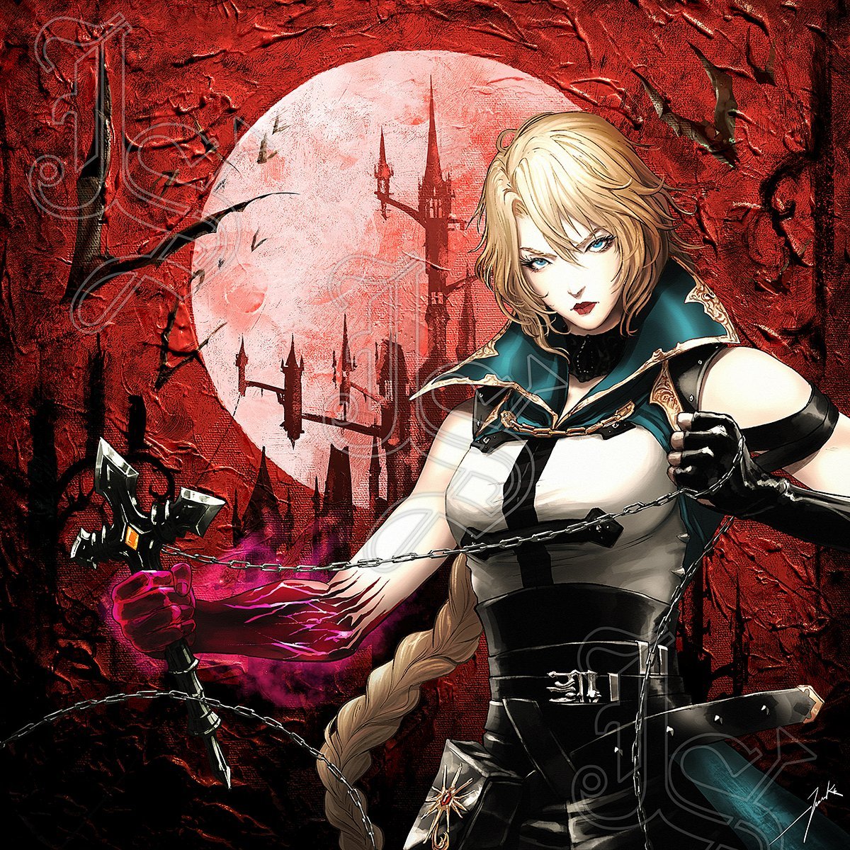 RetroGeekArt's tweet photo. Happy birthday #Castlevania40th https://t.co/oWRcBC01h3