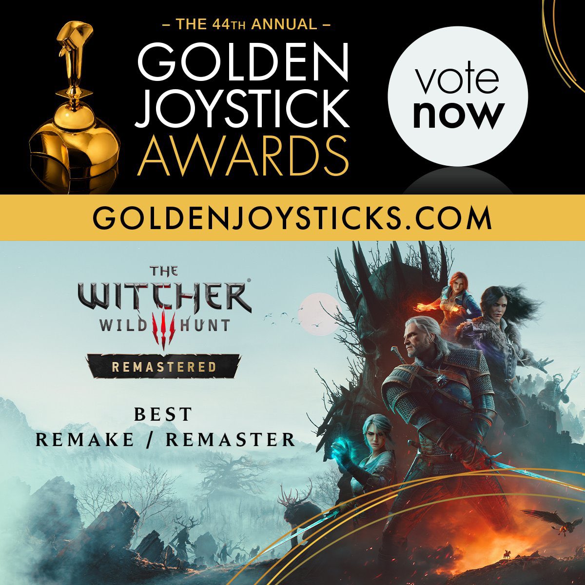 NathWhiteGull's tweet photo. 3 DAYS !! ✨🍾⚔️

The Witcher 3 remaster is coming on September 29th 

TW3 has been nominated to best remake/remaster. 

⚔️ https://t.co/QxqgcHrIuW  ⚔️ https://t.co/V2z8io1ai2