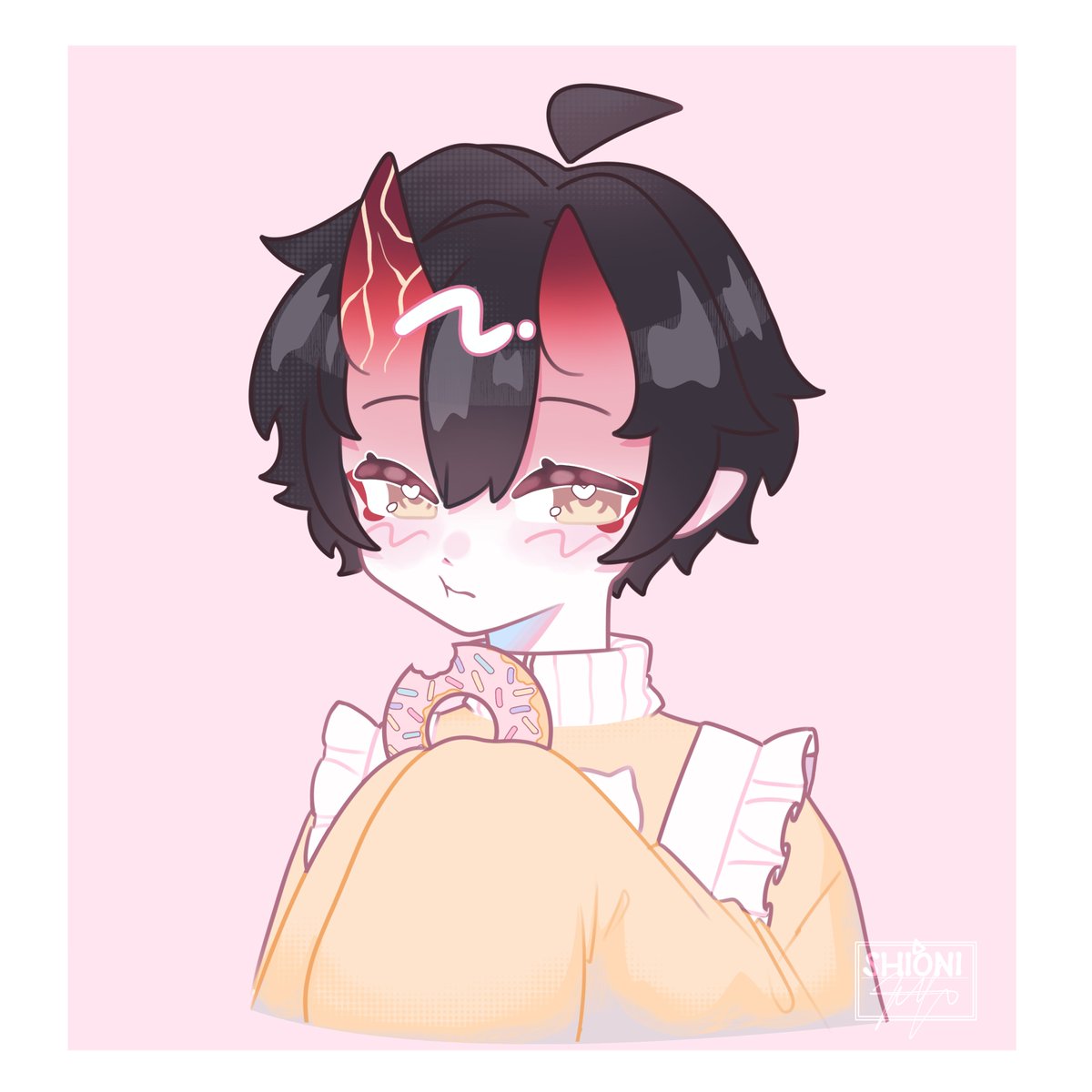 Shioni_Nath's tweet photo. In a very moe era of my life (will last 2 days) (○｀ 3′○)

#OniFolder https://t.co/NEfnHJpBY7