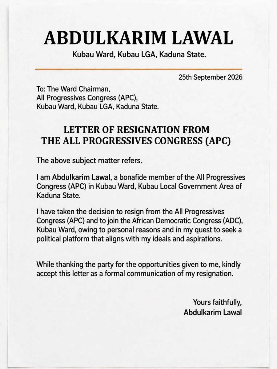 __MuhammadNasir's tweet photo. Hon. Bashir Suleiman Zuntu’s loyalists in Kubau Ward have resigned their membership of the APC and joined the ADC.

The new ADC members were warmly received by Hon. Rabiu Ibrahim, former Chairman of Kubau Local Government and now the ADC Coordinator for Kubau LGA. https://t.co/fOYcwrikUL