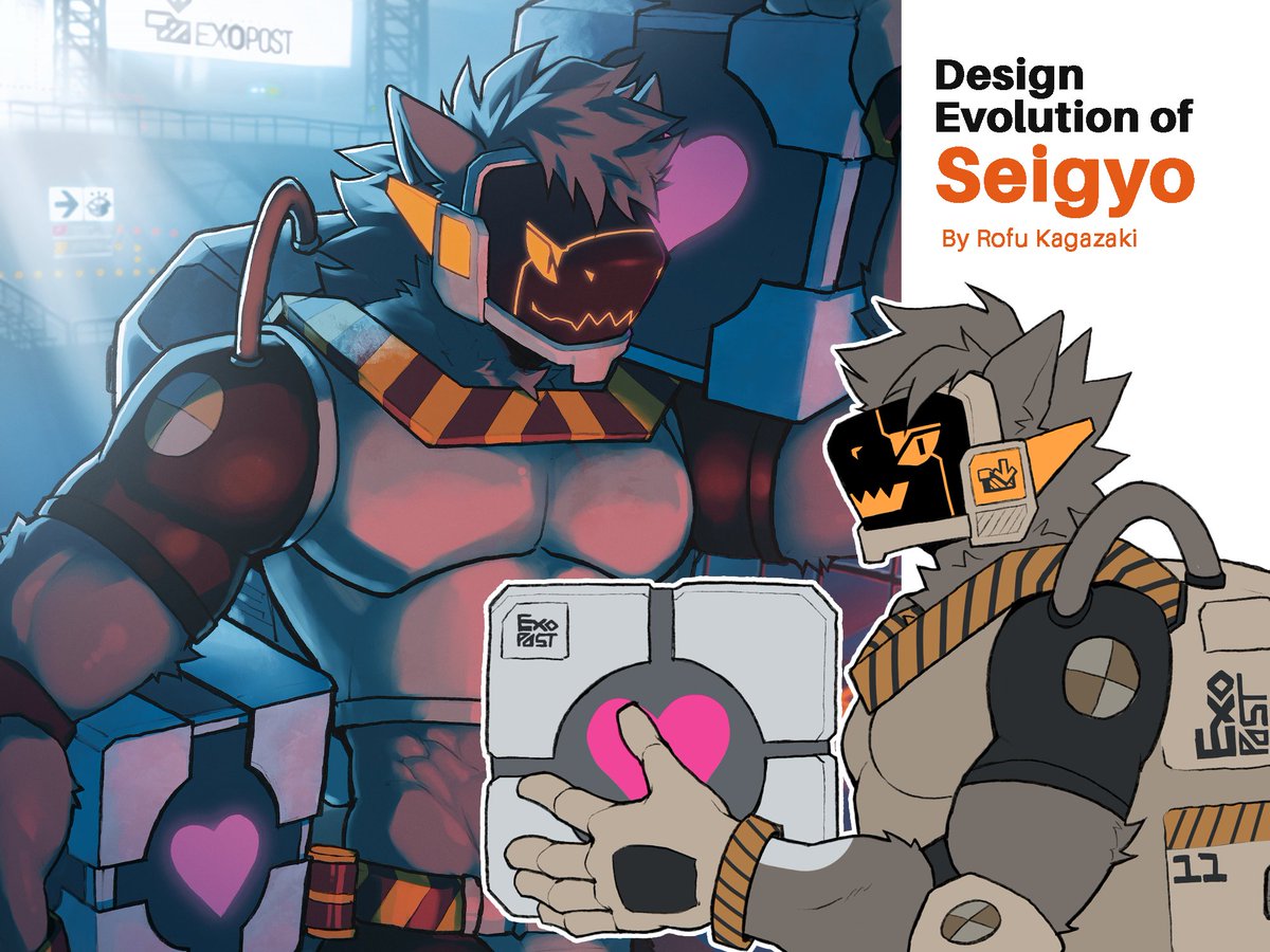 rofukagazaki's tweet photo. Hello, since my last hit post with my Protogen OC named "Seigyo" I wanna showcase as well how his design was evolved in like 1-2 years ago~ https://t.co/pgVg1JwoR7