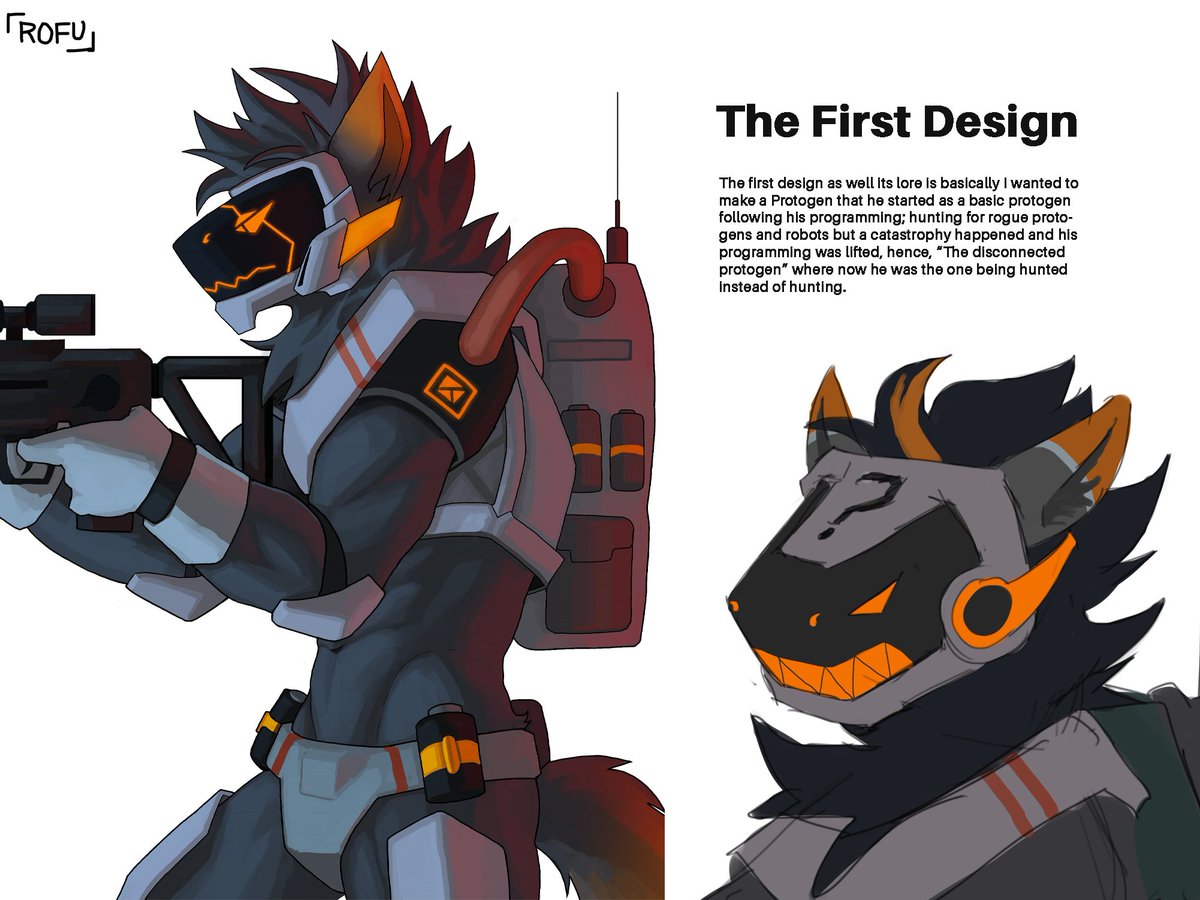 rofukagazaki's tweet photo. Hello, since my last hit post with my Protogen OC named "Seigyo" I wanna showcase as well how his design was evolved in like 1-2 years ago~ https://t.co/pgVg1JwoR7