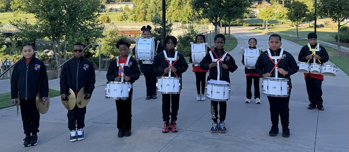 TAGacademymusic's tweet photo. Thank you to @WFFAtlanta for allowing us once again to play for the annual Ride for the Westside! The @APSTAGAcademy Global Beats Drumline had a great time! https://t.co/nXA5Tx1LyC