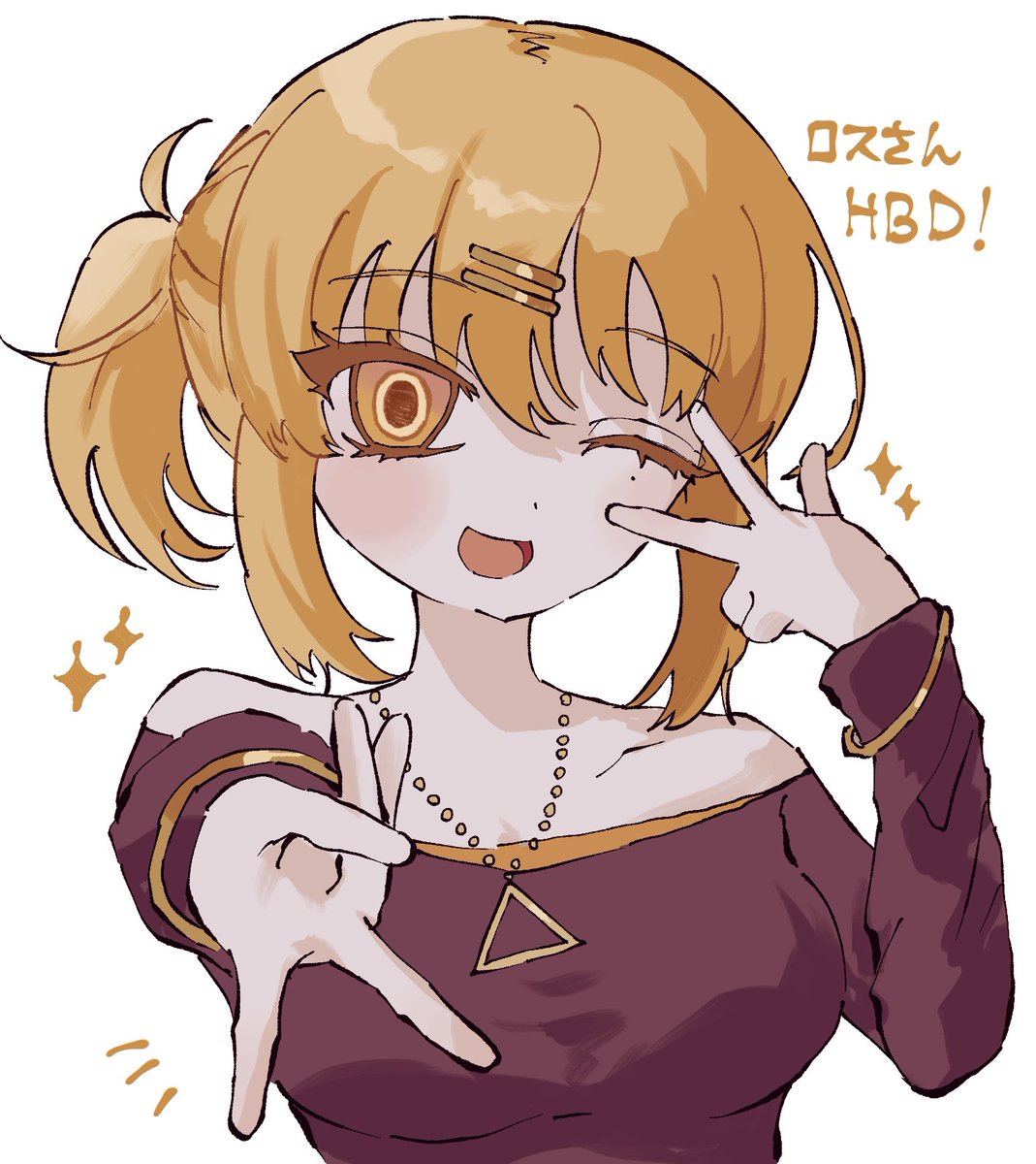 10kizoku's tweet photo. @mazeMG_lost お誕生日おめでとうございます✨️✌️ https://t.co/a1SsSmppYN