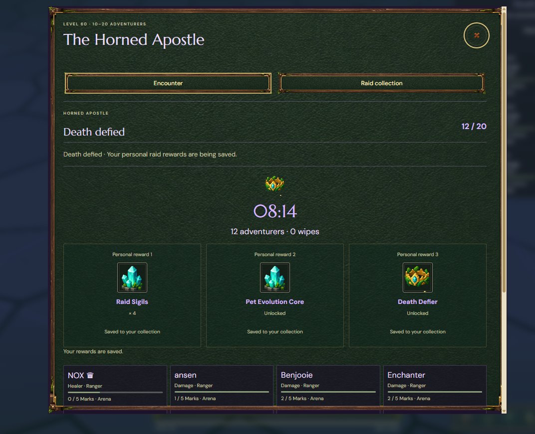 MossvaleMMO's tweet photo. The first Horned Apostle was defeated by 12 proud warriors!

GG! https://t.co/fswAUi4IMY