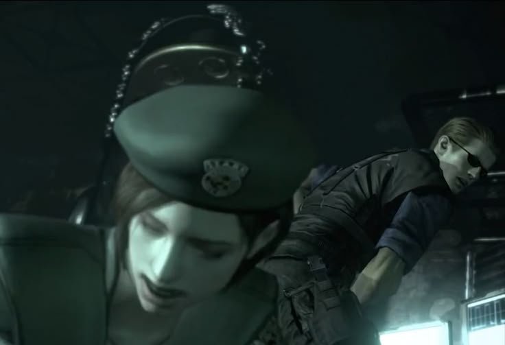 _Wesker_Kisser_'s tweet photo. I honestly loved re1r it's definitely my favorite RE game I played so far but I was a bit confused when Wesker just started throwing it back? Is there a lore reason to this?? https://t.co/UItEJ28o6h