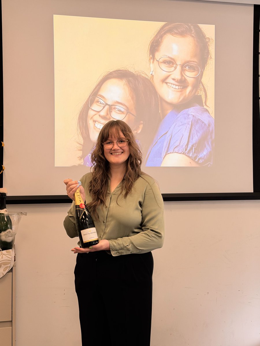 ParasramLab's tweet photo. Cheers to Dr. Alana Duke! The fourth Jedi Knight of the
@ParasramLab! Dr. Duke will pursue her postdoctoral studies at Northwestern University with the
@kalowlab! May the force be with you! https://t.co/MnDjFMujUV