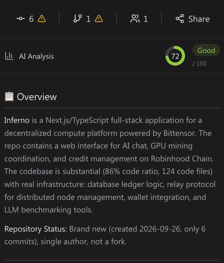 infernoairh's tweet photo. We want to thank @zauthinc for rating us 72/100. We would continue building daily

https://t.co/zCEqggW0lx https://t.co/sdXxYqE3j8