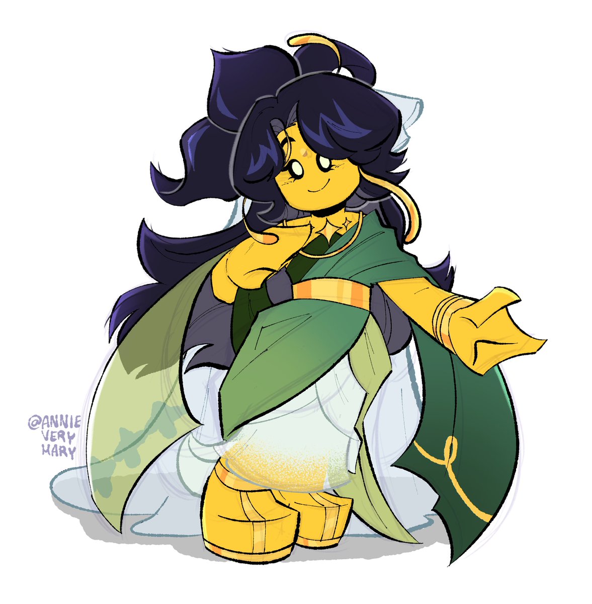 AnnieVeryMary's tweet photo. Doodle of my LMK sona as Mogra Cookie because GAWDD, they're the same 😭 https://t.co/D07FWMiEks