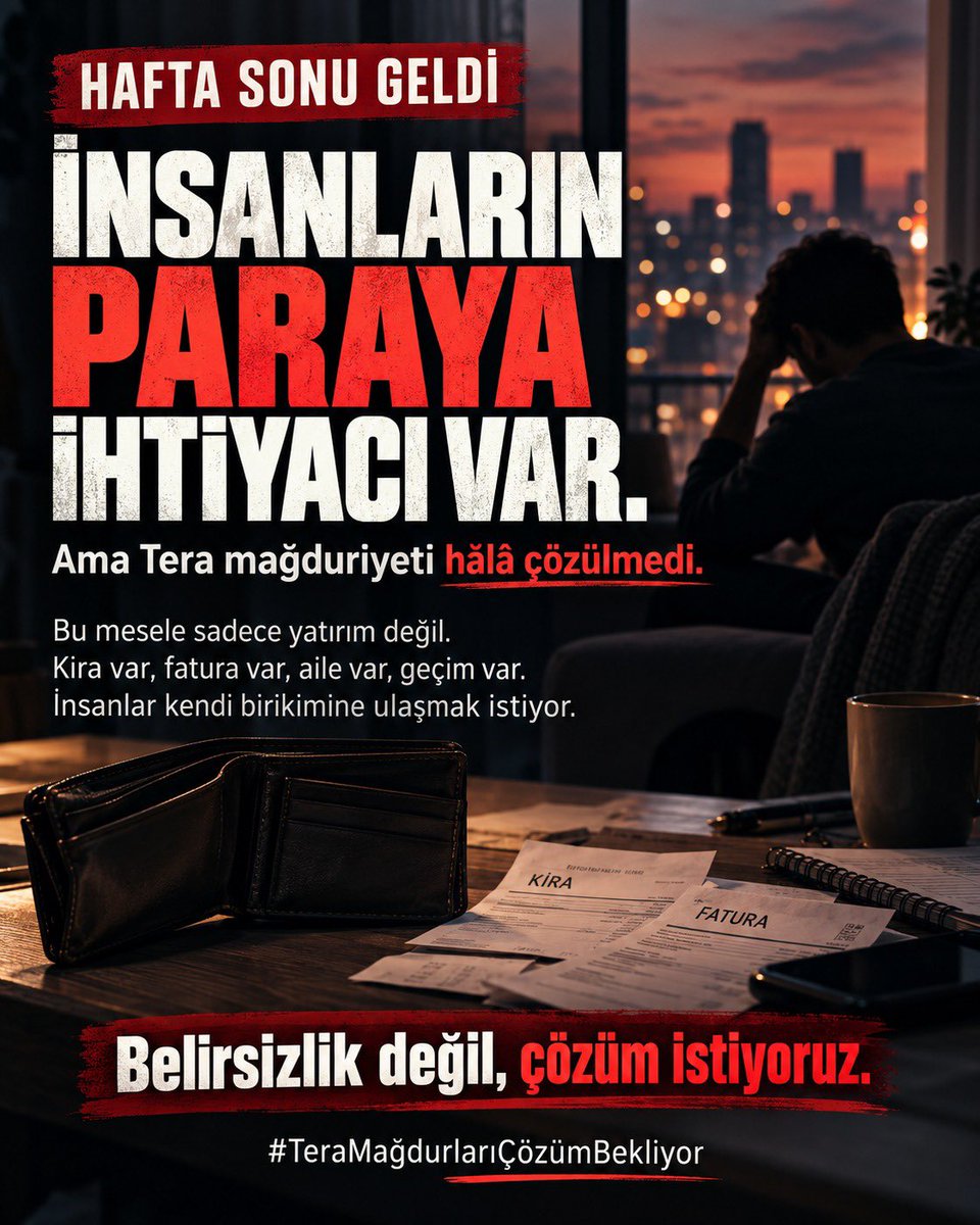 teramagdurlari's tweet photo. Bu mağduriyetin unutulmasına, gündemden düşmesine izin vermeyeceğiz!

Ben ve yönetici arkadaşlarım gece gündüz çalışıyor, sesimizi duyurmak için her kapıyı çalıyoruz.

Ama bu mücadele hepimizin! Siz de ses olun; paylaşın, RT yapın, yayınlara katılın.
Paramıza kavuşana kadar haykırmaya devam!
#TeraMağdurlarıÇözümBekliyor