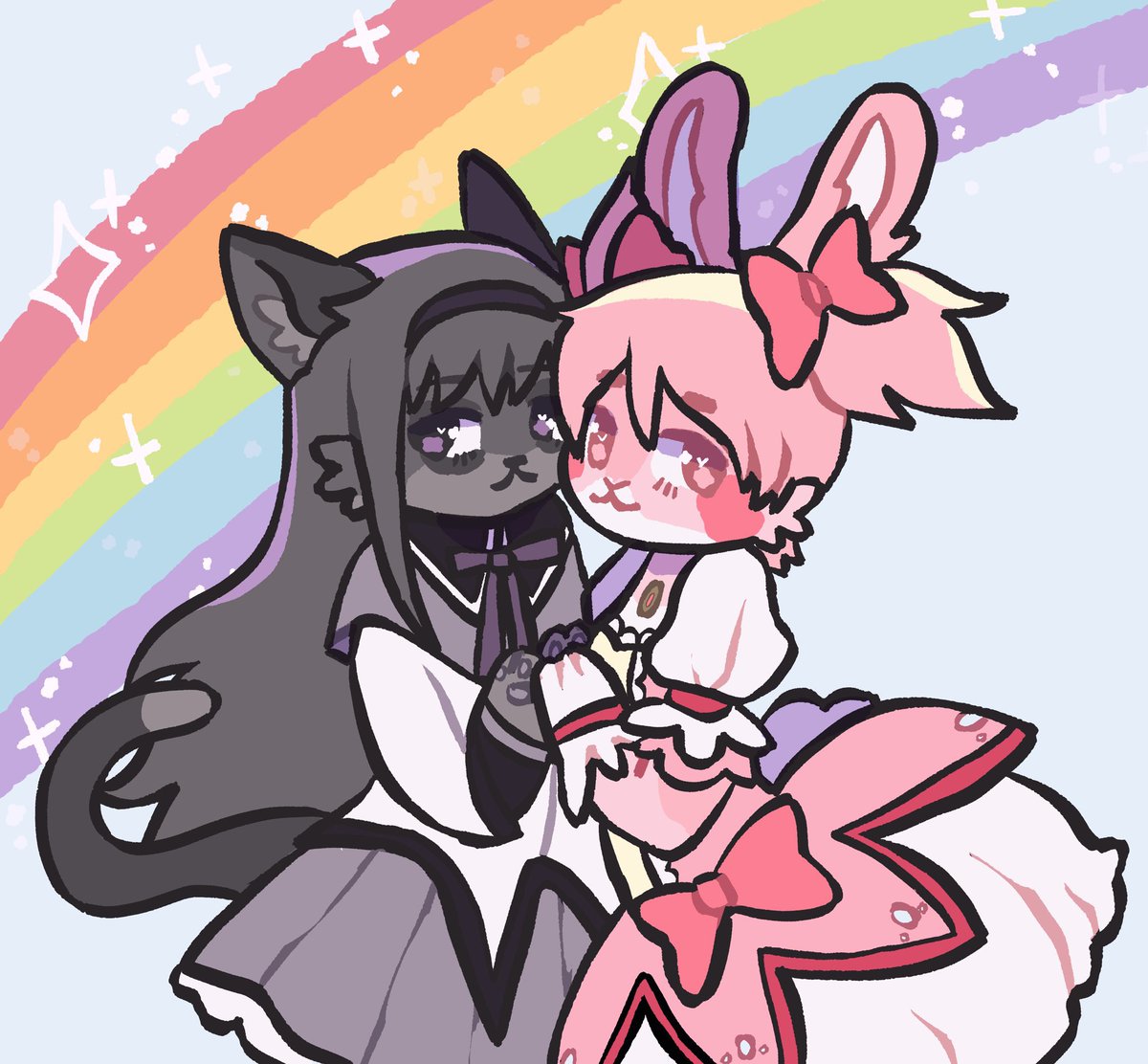 meduka_ebooks's tweet photo. Madoka fursona for international rabbit day https://t.co/3qNe8gZb7y