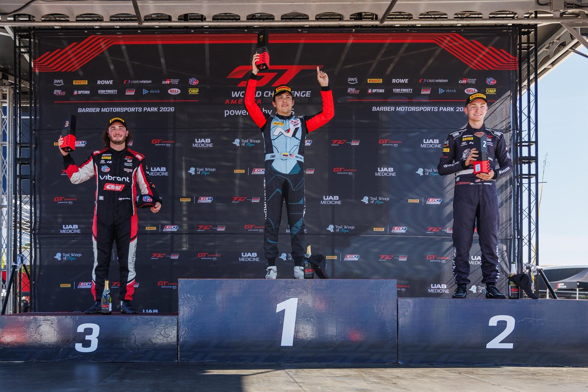 tc_america's tweet photo. Ricca Autosport Sweeps the Podium in Race 2 Barber
Read the full race report π° https://t.co/Hw1Swp9oUr
#TCAmerica #GTBHM https://t.co/ybCTtdjIhy
