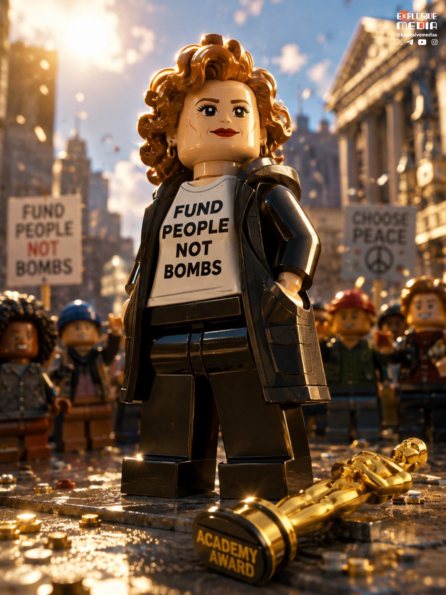 ExplosiveMediaa's tweet photo. Some people walk the red carpet. Others stand for what they believe in.

🌟 In honor of Susan Sarandon.
arrested, but still standing✊

Fund people. Not bombs.
@SusanSarandon https://t.co/mqYjgsdXkV