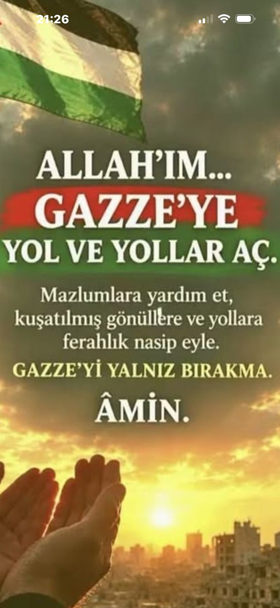 Ayseli1955_'s tweet photo. GAZZEYİ UNUTMADIK UNUTAMAYIZ
#ALLAHIM GAZZEYE YOL VE YALLARI AÇ YETER ÇEKTİKLERİ ÇİLE https://t.co/cxR1wrLvql