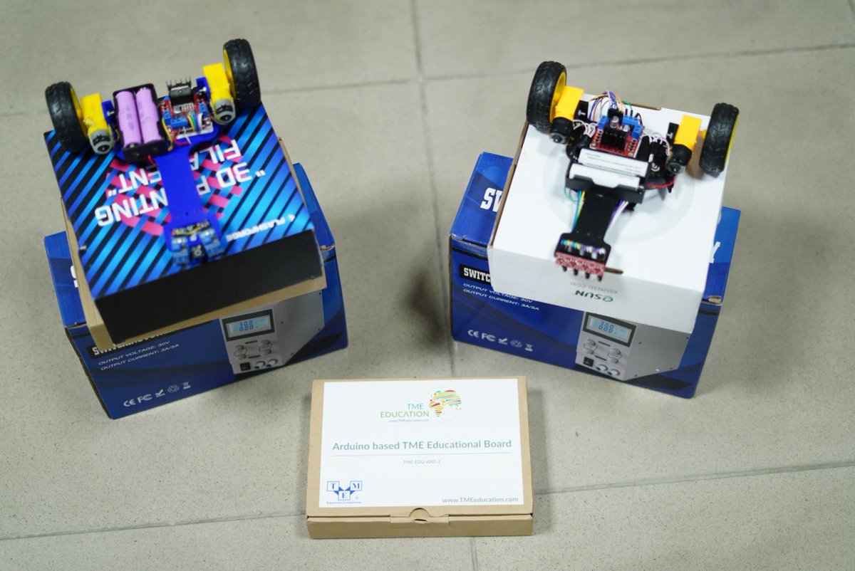 nithub_lag's tweet photo. We are excited to celebrate our interns, Omotosho Enoch and Anjolaoluwa Owootori, for their remarkable performance at the TME Education @ 10 Line-Following Robotics Competition, where they represented NITHUB and secured 2nd and 3rd place respectively among competing teams. https://t.co/nRSyc2bdBT
