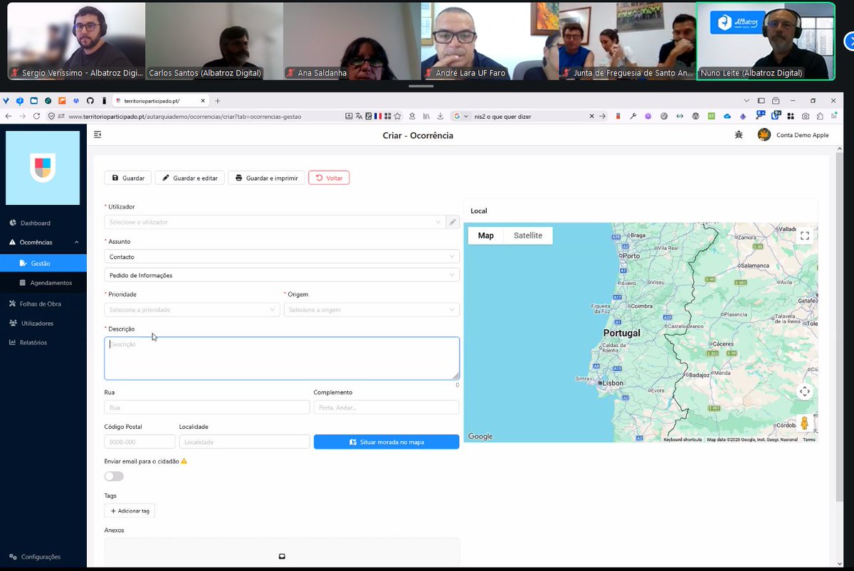 AlbatrozDigital's tweet photo. Transforme o relato do cidadão em ação imediata. Temos a Plataforma de Ocorrências que aproxima a comunidade e moderniza a gestão da sua autarquia 👷🏽📊 https://t.co/q1kFunG2EY