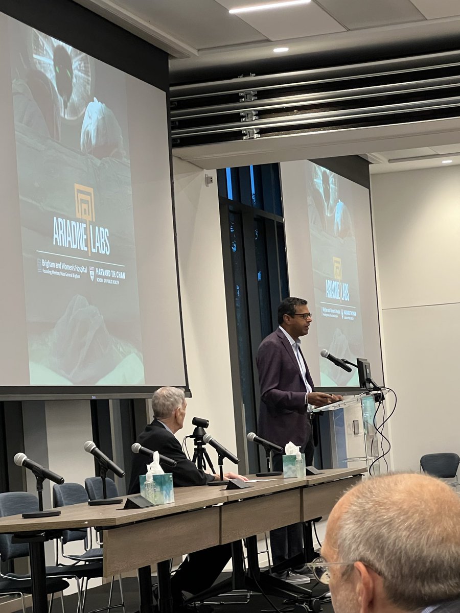 RunLiz's tweet photo. Keynote Speaker @SurgOutcomes #SOC26 @Atul_Gawande presents an impactful address on Patient Safety highlighting Dr. Lucian Leape’s contributions to the field https://t.co/KveFVGCl4y