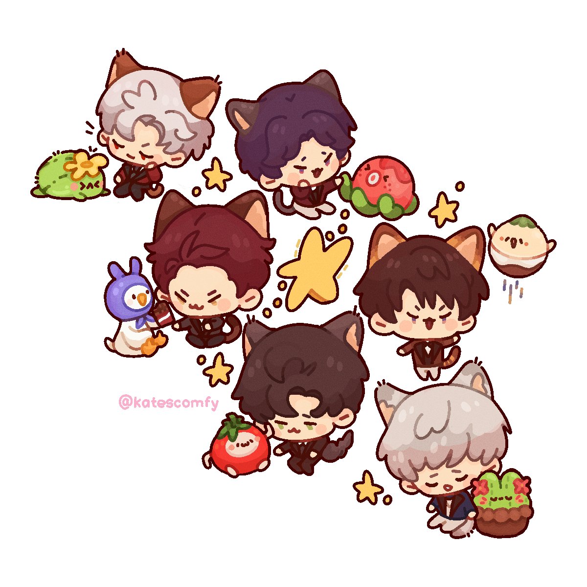 katescomfy's tweet photo. Meet my 6 boyfriends :P 
I hope you like. ♥

#ValkoIsLoved
#BringValkoBack https://t.co/njgrdzJq8O