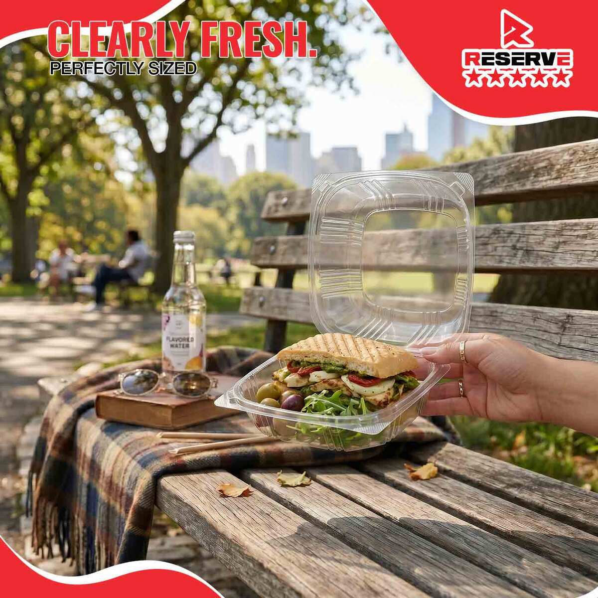 plasticpro3's tweet photo. Reserve 6x6 Clear Tray 2/125 — case-ready for BVI restaurants, bars &amp; catering. Ops-friendly hinge + stack for cold/room-temp service, takeaway &amp; catering. https://t.co/Ct9ePygXOD #Reserve #P3VI https://t.co/1fwOv8t3Qk