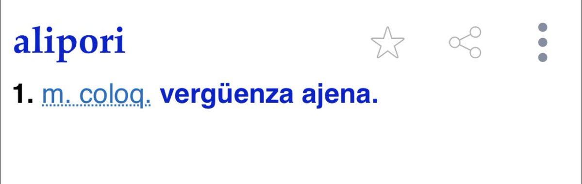 laletroteca's tweet photo. No sé por qué hay gente que usa «cringe» teniendo «vergüenza ajena», «grima», «dentera» y… «alipori». 😏 https://t.co/0cRbimGZ9W