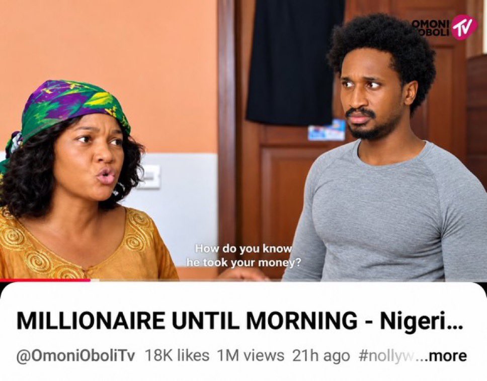 ChimsomChuka's tweet photo. 1 MILLION VIEWS! 🎉

Thank you to the Trybe 🧡

We’re just getting started. Keep streaming Millionaire Until Morning by @Omonioboli TV

Let’s keep running it up! 

https://t.co/k5qwDlk2Te

#chimsomchuka #bbnaija https://t.co/aTlZ5WbuTX