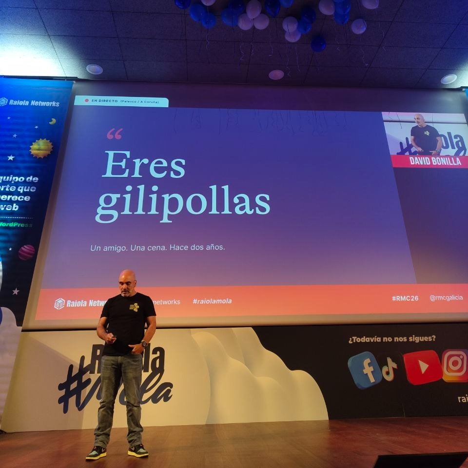 david_bonilla's tweet photo. 27 días para la @tarugoconf 

Ayer estuve trabajando en la charla que hoy di en la #RMC26 de @RaiolaNetworks... patrocinadores de la  #TRG26. Es de bien nacidos ser agradecidos. https://t.co/gmpJxFuFMA