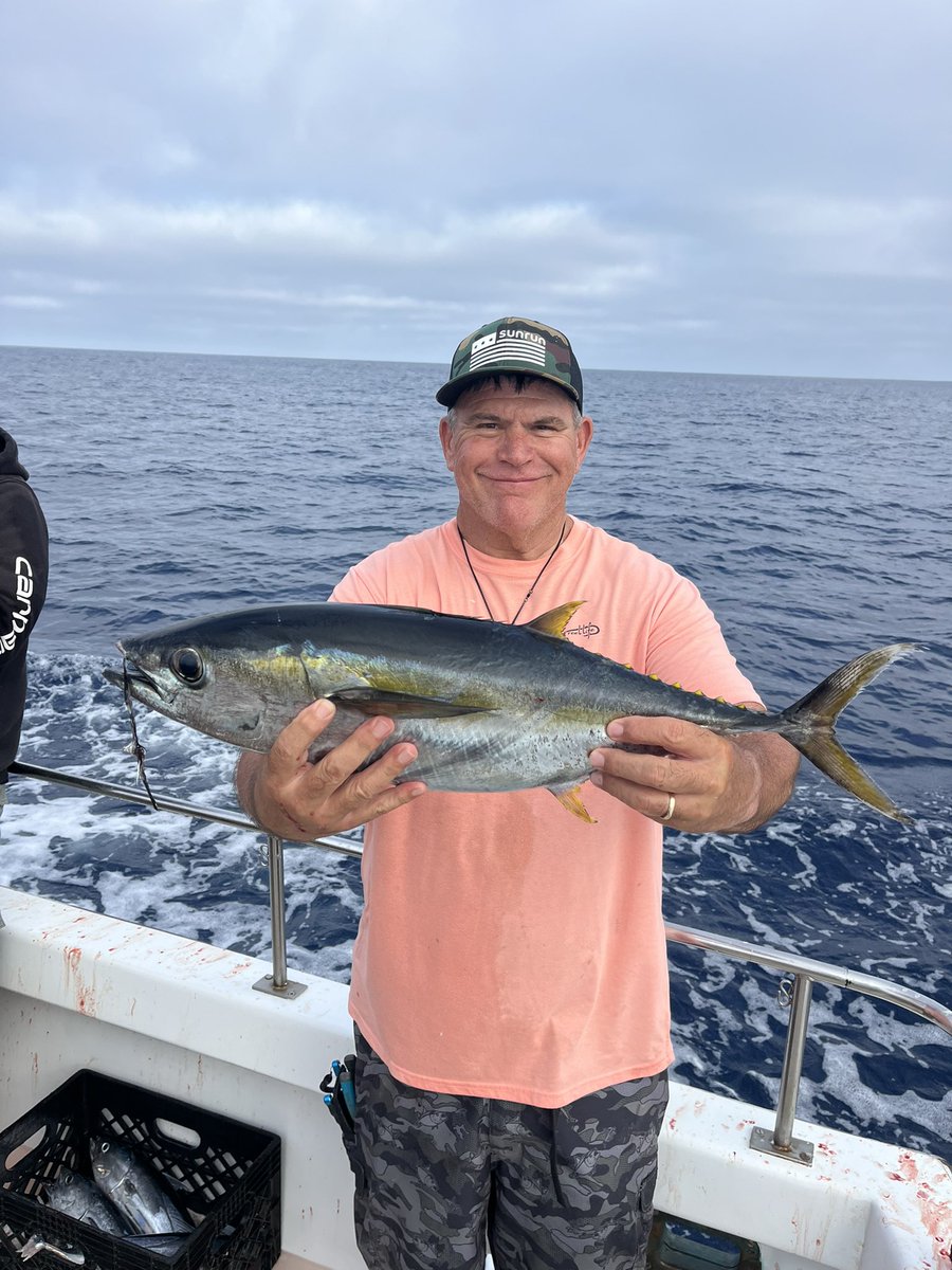 therealTophurC's tweet photo. #805 Tuna &amp; Tails
Best 1 day trip ever on the Aloha Spirit Hats off to Capt. Pat ,Zach and Evan
#tuna #Elnino2026 #Sportfishing #yellowtail #channelislands https://t.co/y1T6IQT8si