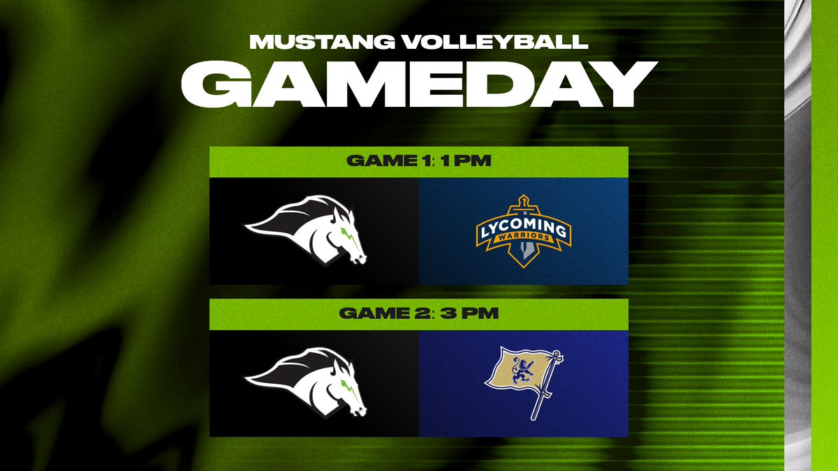 MSCMustangs's tweet photo. ITS GAMEDAY! Join us at 1 PM in the gym to cheer on our Women’s Volleyball team, then tune in online as they travel to Houghton University for their 3 PM match!
#RunAsOne
read more at https://t.co/eiY9HEFTRU https://t.co/TtS7Oyr69C