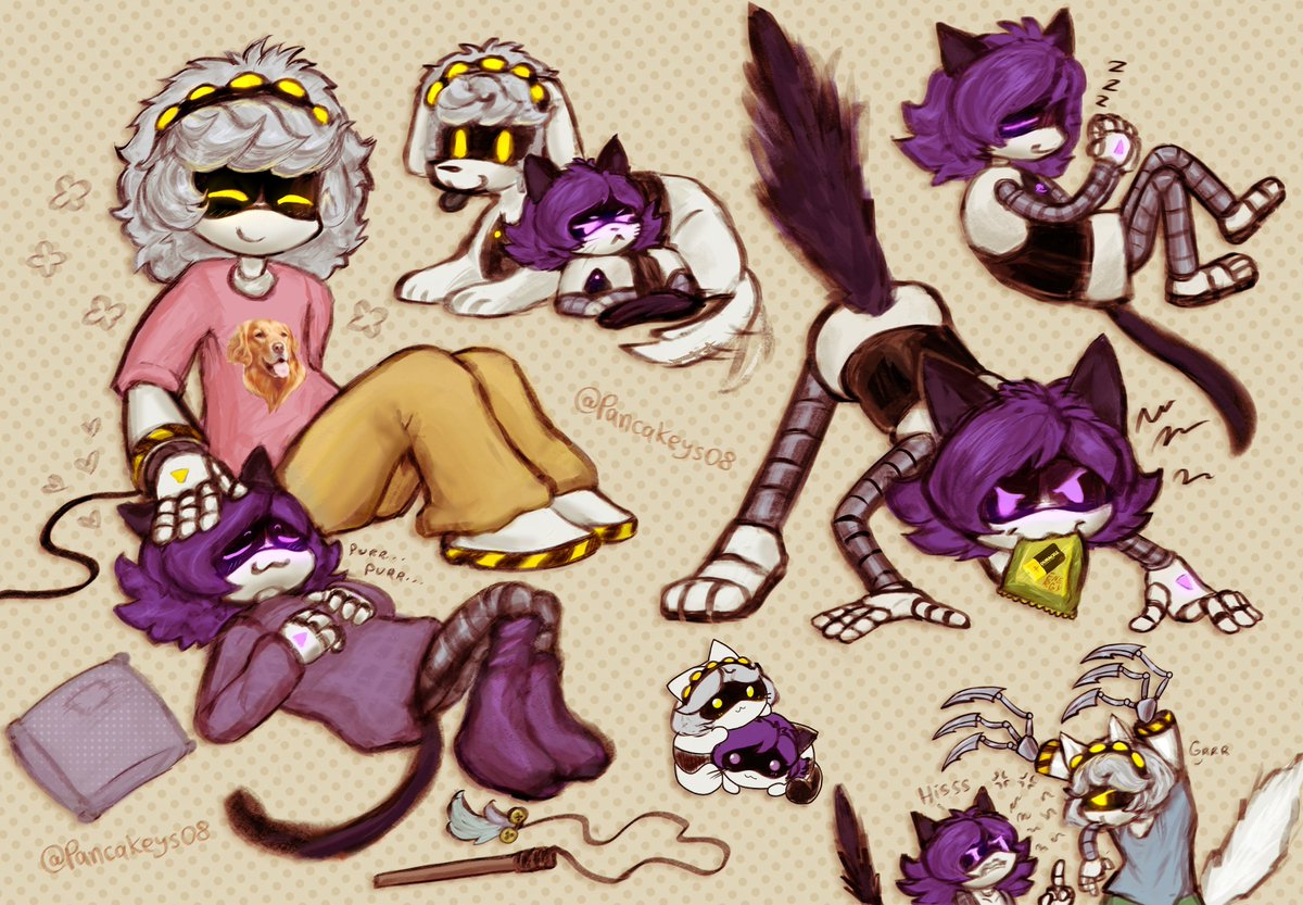 pancakeys08's tweet photo. Kitzy 🐈‍⬛!
#murderdrones #uzidoorman #nuzi 💜 https://t.co/MOCz9oEVQv
