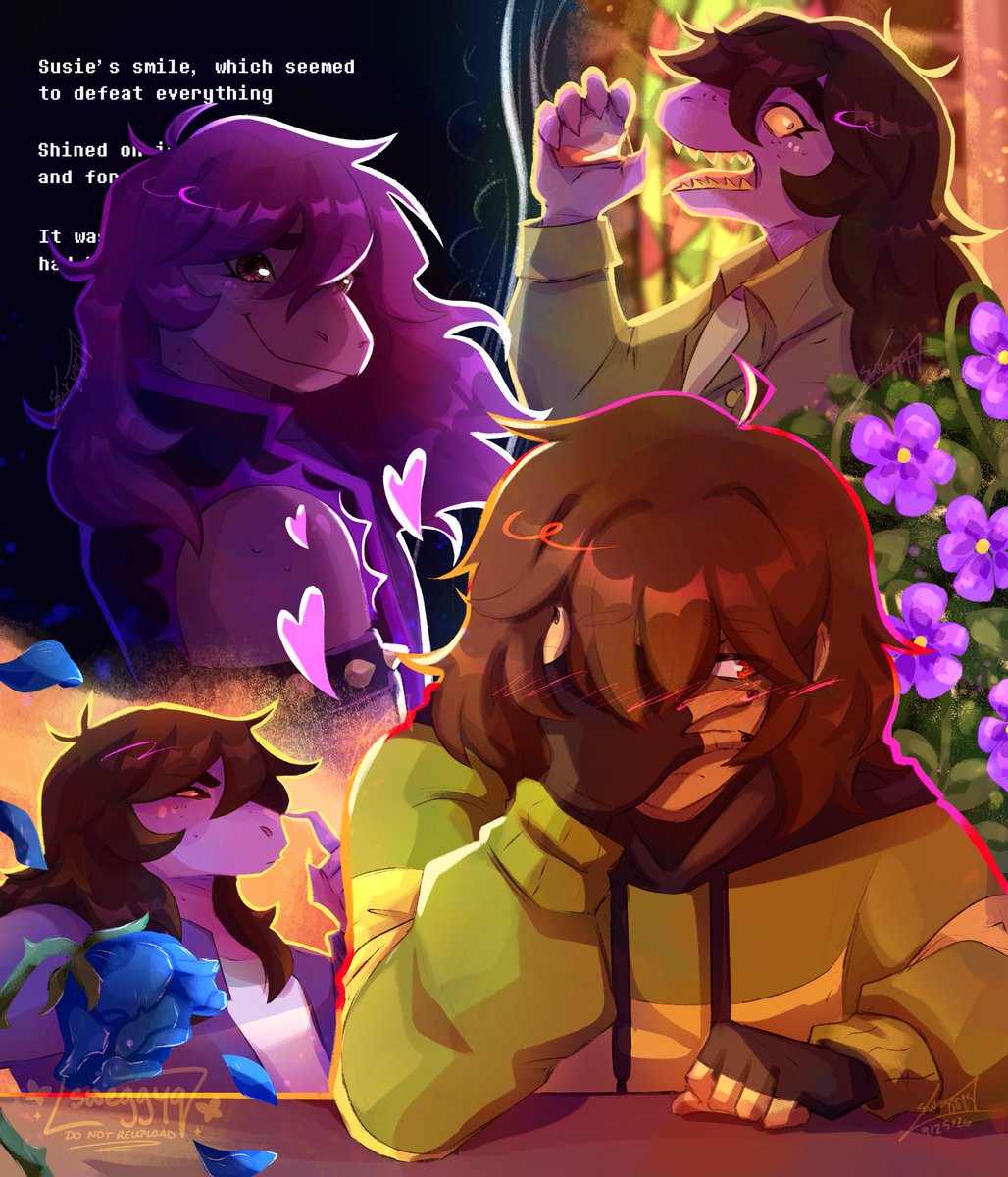 SweggyQ's tweet photo. I’ve been thinking about them lately 

#krusie #deltarune #utdr https://t.co/lGwkf470LP