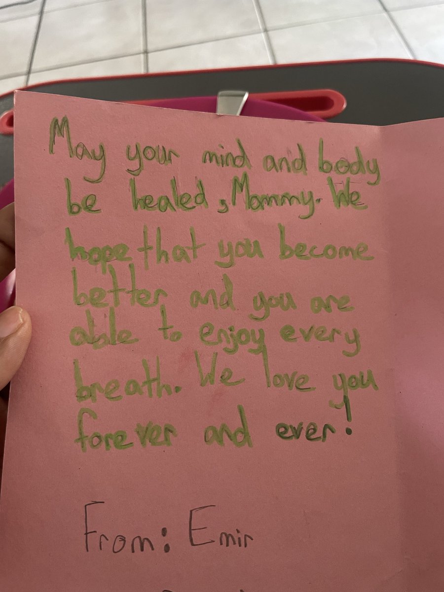 TheCareerMommy's tweet photo. Sick in bed this morning and my 10yr old son made me breakfast and a card. 🥹🥹 https://t.co/aWpU73ssga