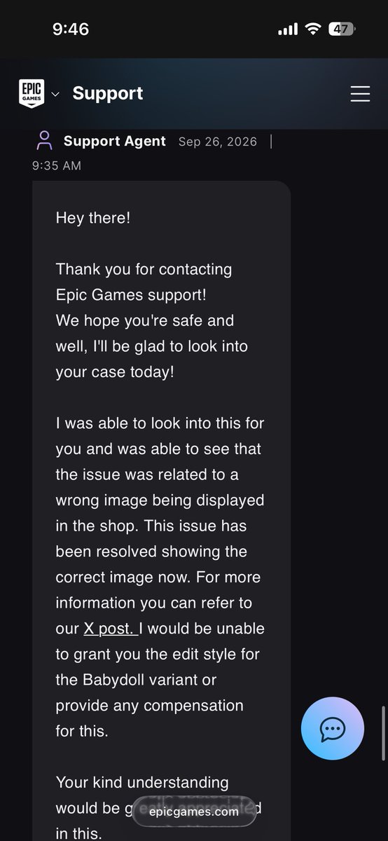 ethansemurio's tweet photo. @all_oflisa @FortniteStatus @Fortnite we tried i guess https://t.co/qlMvD9hDjr
